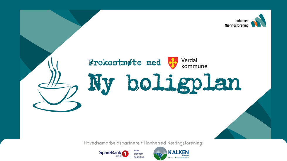 Frokostmøte - Ny boligplan for Verdal kommune